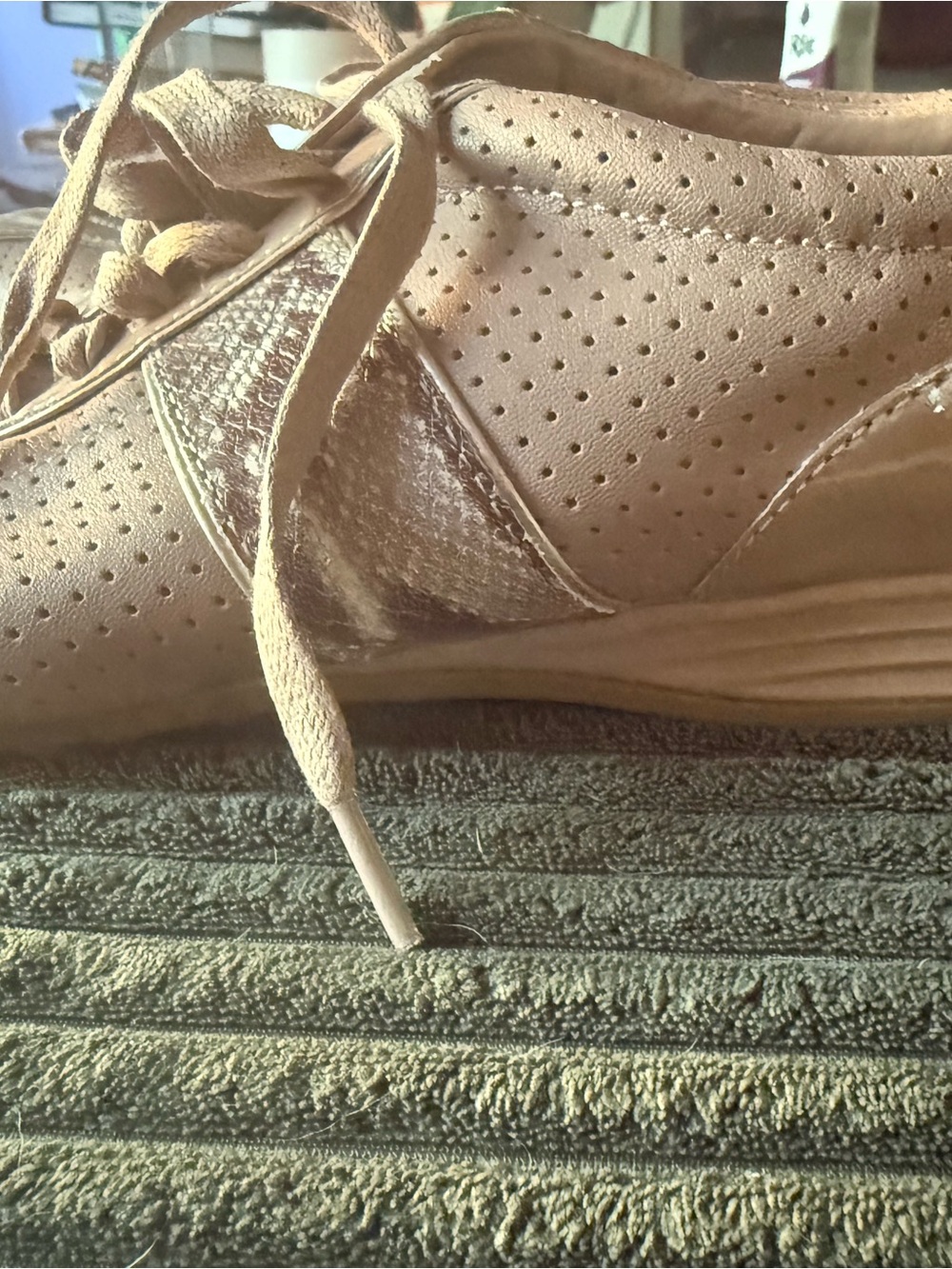 Women’s Cole Haan Casual Perforated Lace-Up Sneakers - Tan